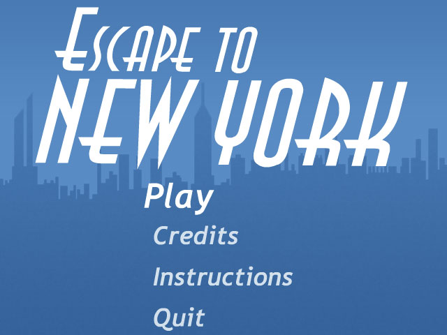 Screen shot titled: Title screen