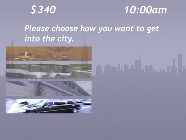 Screen shot titled: How do you get there?