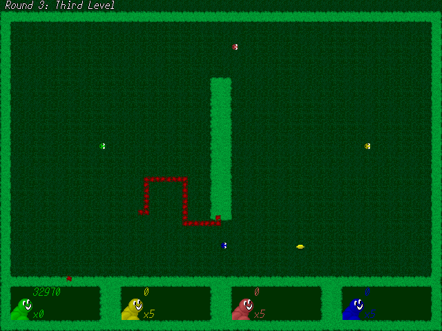Snake in the Grass! on OS 4 game play screen shot